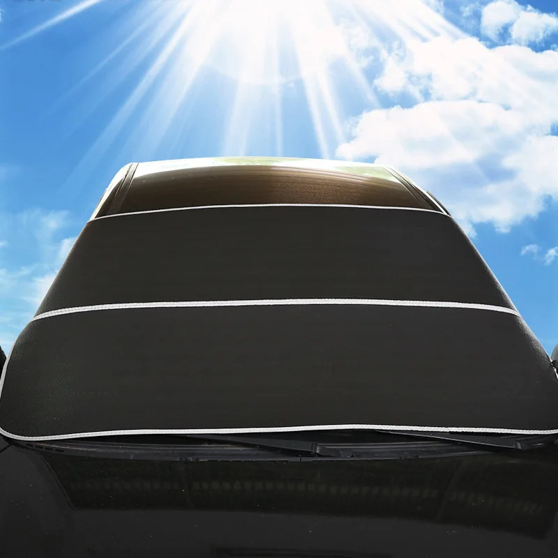 

Car Windshield Sun Shade Snow Proof Covers Universal For Sedan SUV MPV Anti-UV Waterproof Auto Window Protector 3 Colours