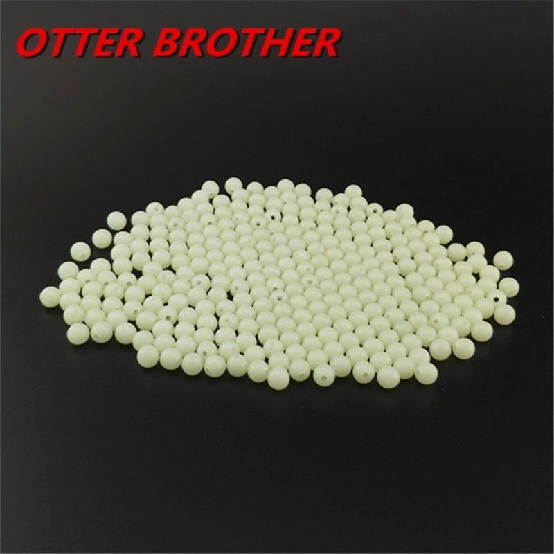 100pcs Lot Luminous Beads Fishing Space Beans Round Float Balls Stopper Night Plastic Light Glowing Oval Tackle Lure Accessories Fishing Lures Aliexpress