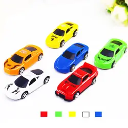 6 шт. мини пластик милые Автомобили Модель автомобиля игрушечные лошадки игрушки для детей игрушка, Новогодний подарок