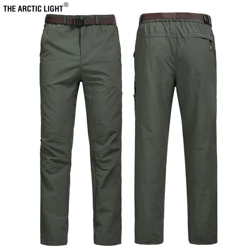 Светильник ARCTIC для мужчин, для походов, кемпинга, горной рыбалки, уличные штаны, высококачественный Эластичный светильник, быстросохнущие летние брюки