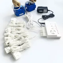 HIDAKA детектор утечки воды кабель датчика сигнализации ЕС Plug 1/"* 2 шт. BSP NPT умный дом Автоматический запорный клапан для России и Украины