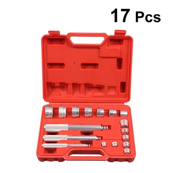 

17PCS/Set Bearing Tool Set Removal Kit Aluminum Car-Styling Light Weight Bearing Puller For Automobile Car Vehicle Auto Supplies