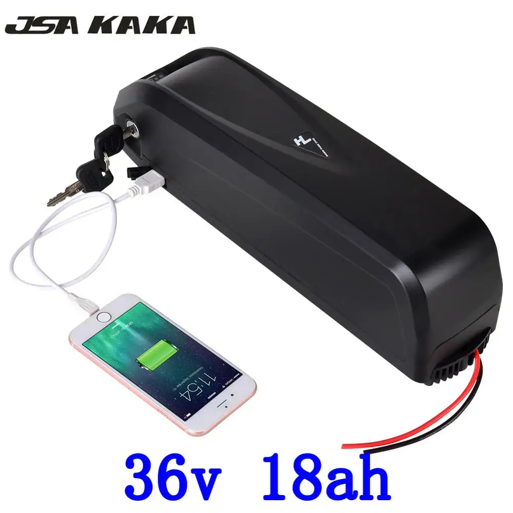 36V Electric Bike Battery 18AH Lithium use samsung/panasonic cell Fit 250W 350W 500W 1000W Ebike Motor | Спорт и развлечения