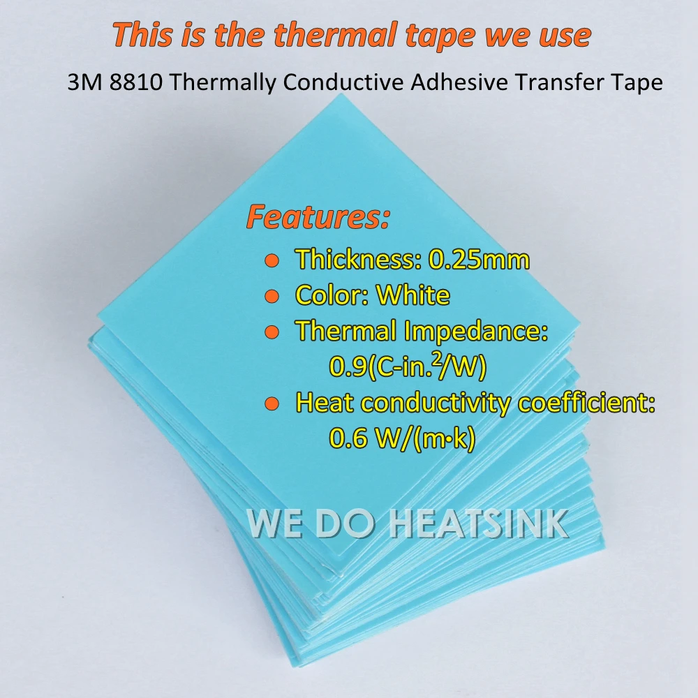 10 шт. алюминиевые радиаторы 8 8x8 8x5 мм с теплопроводной лентой 3M 8810|heatsink 10pcs|heat