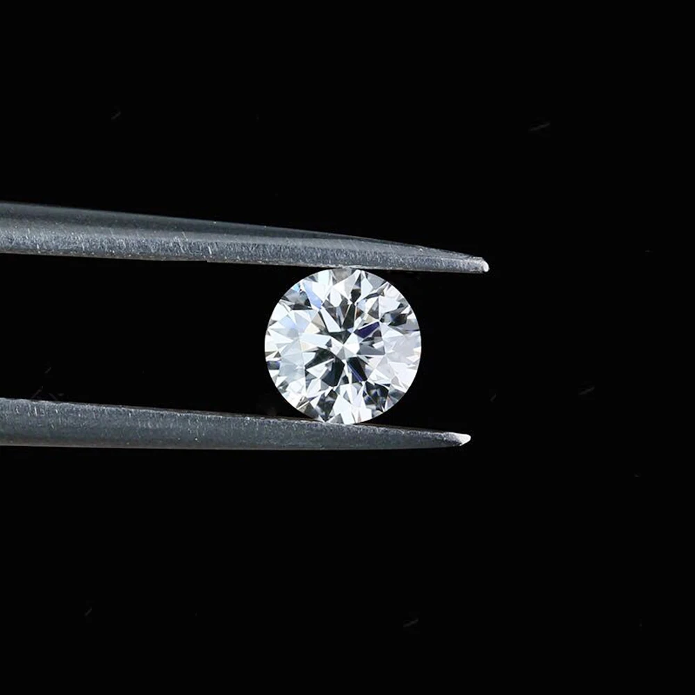 Лабораторный moissanite EF цвет 8 5 мм 2.5ct Алмазный сертификат для кольца серьги