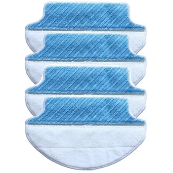 

4-Pack Wet & Dry Microfiber Mop Pad Mopping Cloth For Ecovacs Deebot Dt85 Dt83 Edm81