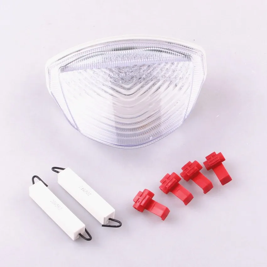 

LED Rear Brake Turn Signal Tail Light Integrated For Suzuki GSXR1000 K7 GSX-R1000 2007-2008 Clear