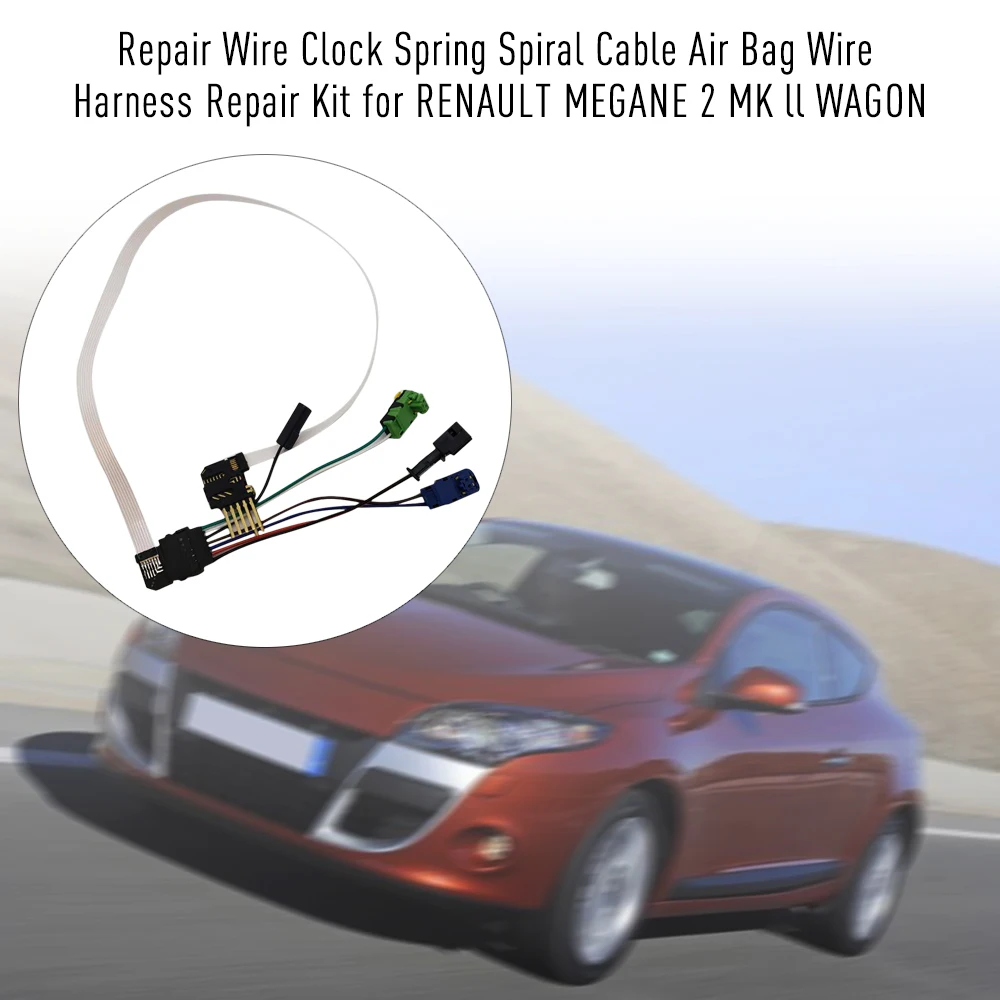 Ремонт провода часы Весна Спиральный кабель жгут проводов Ремонтный комплект для RENAULT MEGANE 2 MK ll WAGON авто аксессуары