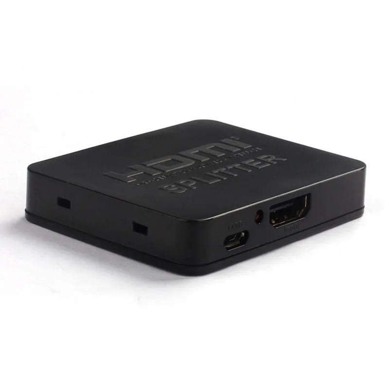 

New 2 Output 1 Input HDMI Splitter Amplifier Switch Box Hub View HD 1080P