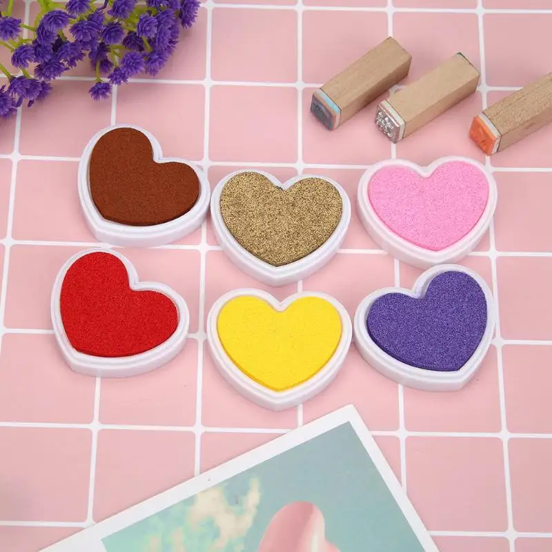 

Candy Color Fingerprint Ink Pad for DIY Scrapbook Card Paper Craft Stamp Paper Craft Making Wedding Decoration Ink Pad
