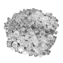 300 шт колпачки для чернил татуировки Одноразовые ABS смешанные мини-контейнер для чернил Чернила чашки перманентные чашки для бровей