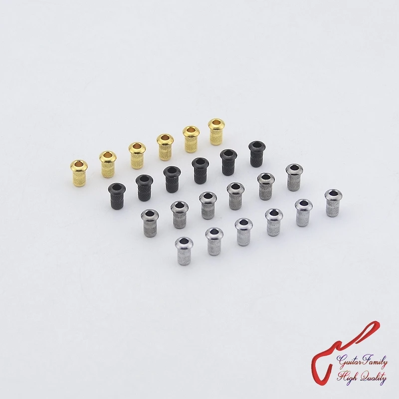 

1 Set (6Pcs) GuitarFamily Through Body String Ferrules / String Bushings For Electric Guitar Front ( #0898 ) MADE IN KOREA