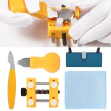 Профессиональный 5 шт. инструмент для ремонта часов Высокое качество Часовщик комплект для смены часов и открытия часов чехол Аксессуары Инструмент