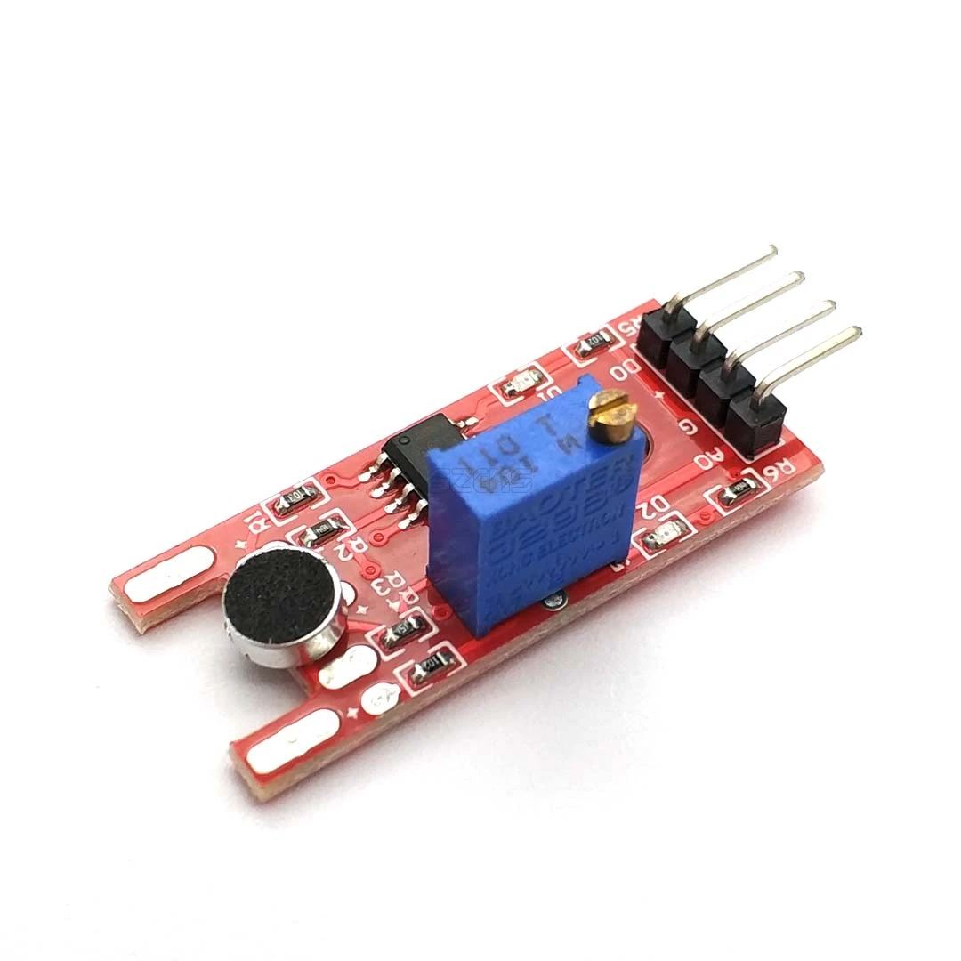 Микрофон голосовой модуль датчика звука для Arduino аналоговый цифровой выходной