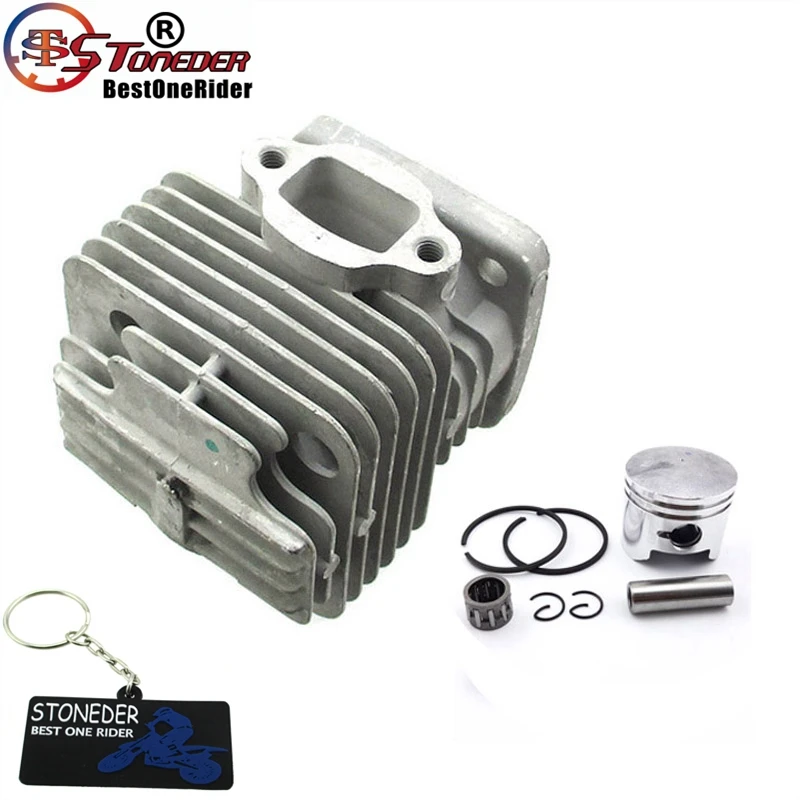 

STONEDER 44mm Ported Performance Racing Block Bore Cylinder Piston For 2 Stroke 47cc 49cc Engine Mini Moto Dirt Pocket Bike ATV