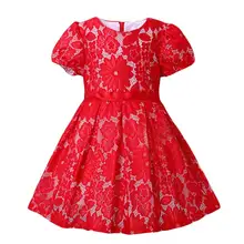 Pettigirl/кружевные вечерние платья платье принцессы с цветочным рисунком для девочек Детские костюмы для девочек от 2 до 8 лет, GD80908-152F