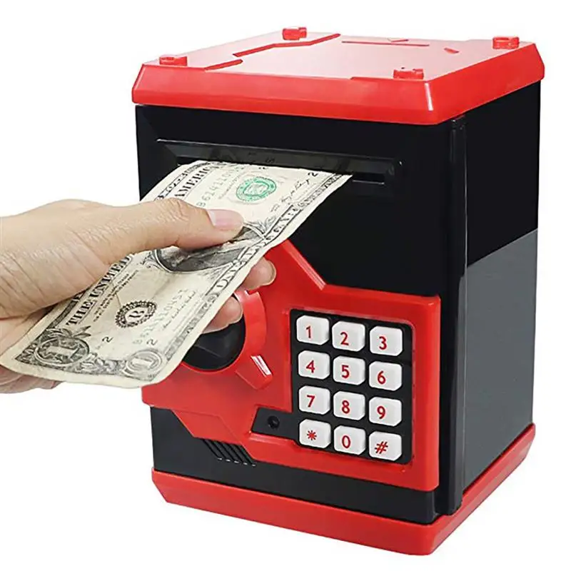 ATM Password Money Box Electronic Piggy Bank Cash Coins Saving Box ATM