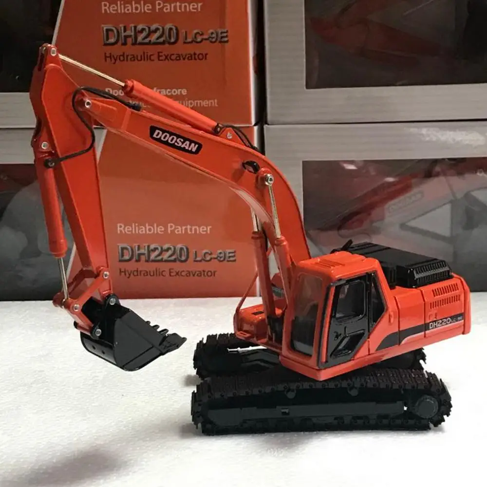 1/40 DOOSAN DH220LC-9E гидравлический экскаватор с металлической гусеницей Игрушечная