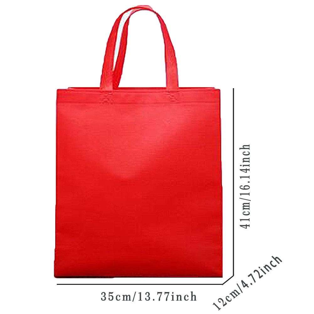 Portable Reusable Non-Woven Shopping Bags Large Capacity Foldable Tote Grocery Bags Eco Friendly Bags Convenient Storage Handbag Portable Reusable Non-Woven Shopping Bags Large Capacity Foldable Tote Grocery Bags Eco Friendly Bags Convenient Storage Handbag