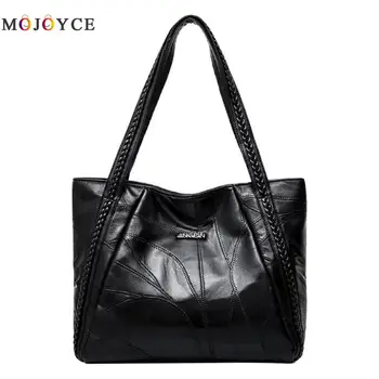

Large Capacity PU Leather Totes Women Top-handle Bags Ladies Handbag torebki damskie