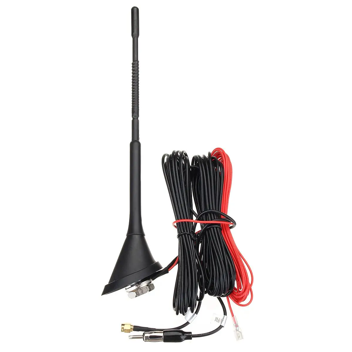 Автомобильная антенна 3 в 1 DAB + FM/AM с усилителем крепление на крышу разъем SMA Male 5