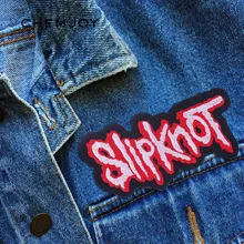 Вышивка Slipknot патч для одежды утюжок на письмо нашивки одежда наклейки полоса патч Эмблема на ткани Одежда DIY Аксессуары