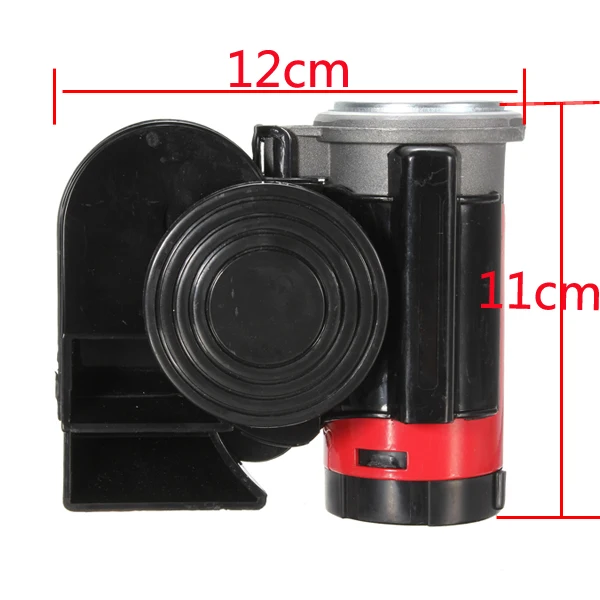 12 В 136db пневматический гудок Snail Compact для автомобилей грузовиков фургонов