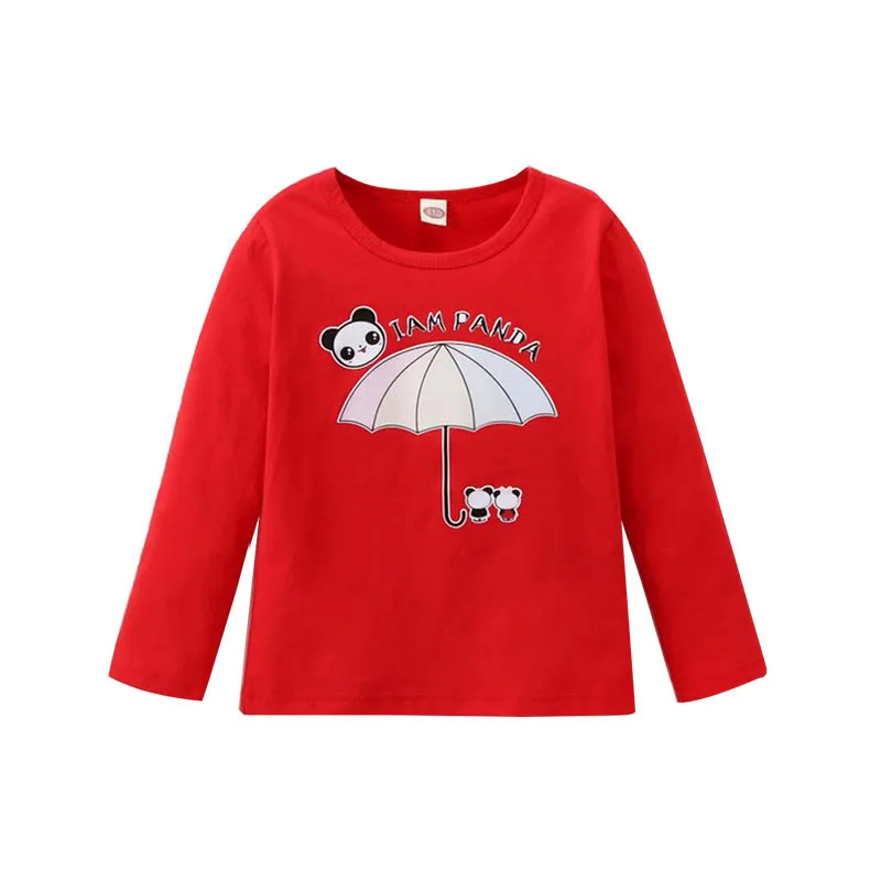 Spring Autumn New Children's Clothing Lolita Style Long-Sleeve Baby Girl Solid Color Cartoon Animal Girl Basic T-Shirt Spring Autumn New Children's Clothing Lolita Style Long-Sleeve Baby Girl Solid Color Cartoon Animal Girl Basic T-Shirt