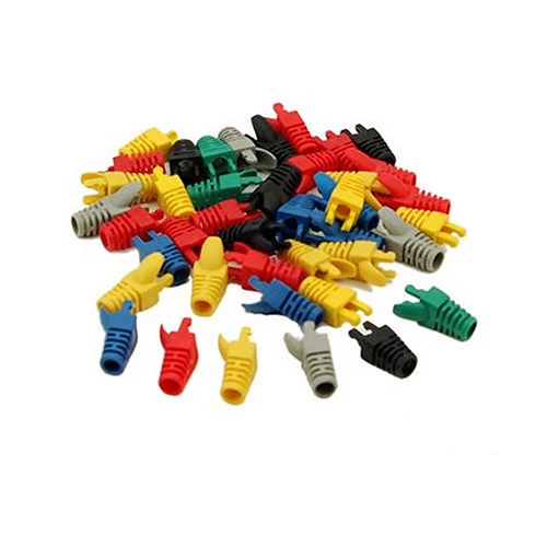 10 шт. защитные крышки для сетевого кабеля RJ45 Cat5|Компьютерные кабели и разъемы| |