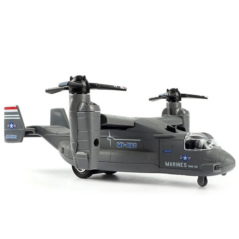 

High Quality Mini Aircraft Model Osprey Transporter Toys Children Plane Model Outdoor Fun Toys For Kids Birthday Xmas Gift