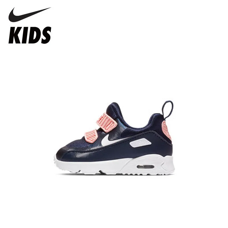 

Nike Official AIR MAX TINY 90 VDAY (TD) Baby Running Shoes Outdoor Sports Sneakers # AV3195-400