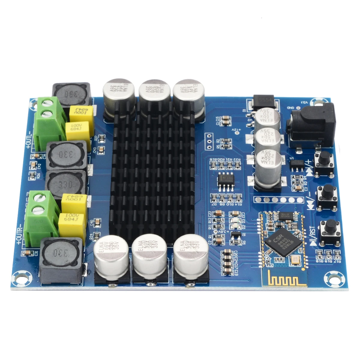TPA3116D2 bluetooth 4 0 аудио приемник Цифровой усилитель плата 120Wx2 двойной трек стерео