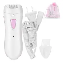 Электрический перезаряжаемый эпилятор для женщин, лица, тела, подмышек, бикини, удаление волос, Женская бритва, триммер, эпилятор для лица, бикини, тела