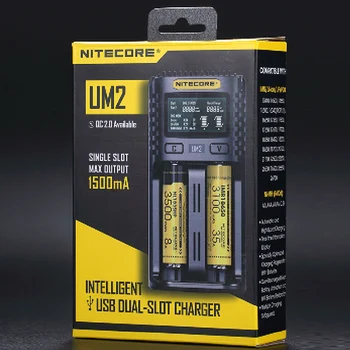 

New NITECORE UM2 Automatic Universal Quick Intelligent USB LCD Display Battery