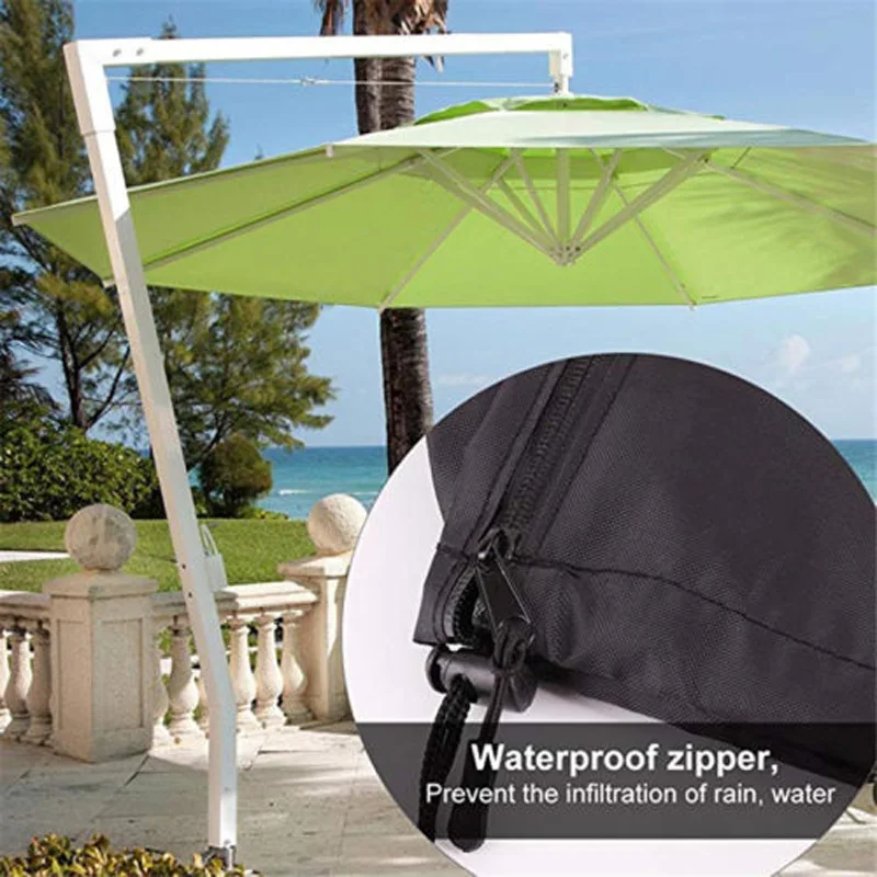 

Brand New Style Heavy Duty Waterproof Outdoor Garden Furniture Patio Parasol/Umbrella Cover 420D