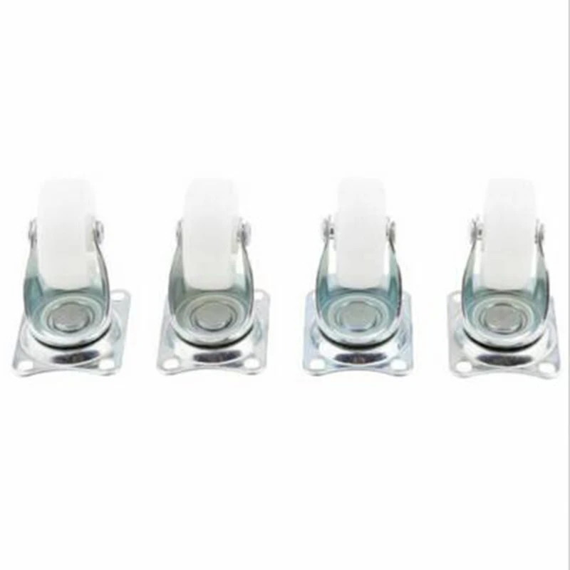 

4pcs Caster Wheels Trolley Furniture Attachment Kit Dolly Rolling 360 Degrees Home Tool Supplies