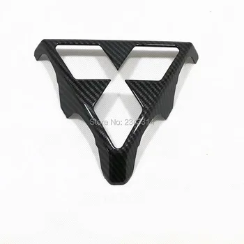 

For Mitsubishi Eclipse Cross 2018 2019 ABS Car Front Centre Rear Logo Frame Central Panel Sequins Trim Sticker Cover Accessories