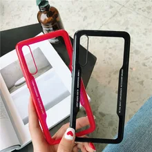 Прозрачная акриловая задняя крышка из поликарбоната, Мягкий ТПУ защитный чехол для телефона huawei P20 P10 mate 10 20 Lite Pro Nova 3i Honor 6A 6X 7A 7C Pro