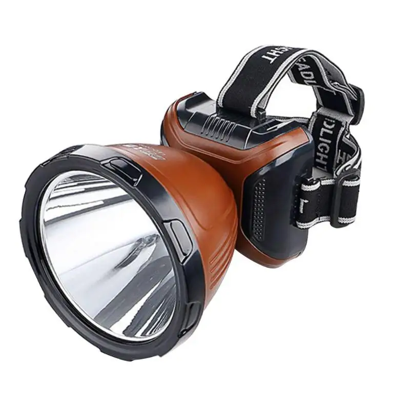 

DP LED-7079S Plastic Headlights 8W LED Lamp Beads Built-in Battery Lantern Fishing Hiking Headlamp Outdoor Emergency Lights