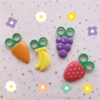 

SIXONE Originality Fruits Modeling Scissors With Magnet Refrigerator Subsidies Hand Account Portable Art Designer Small Scissors