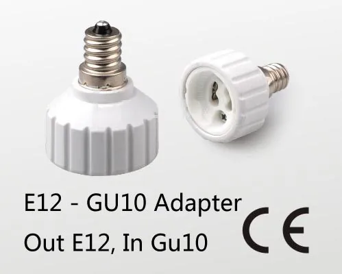 E12 To GU10 LED Lamp adapter