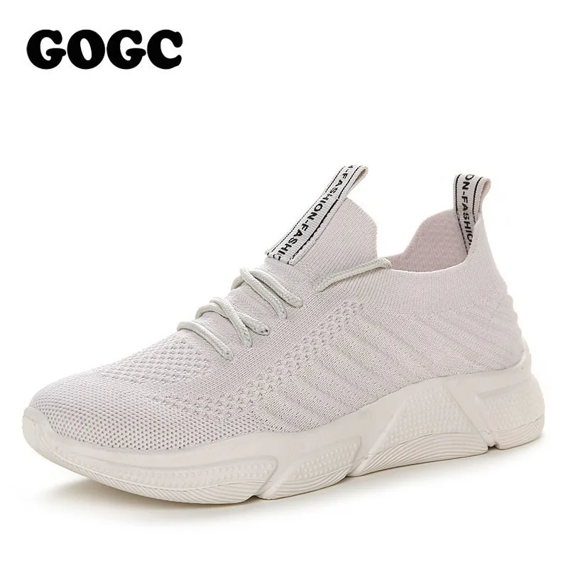 GOGC Ladies platform sneakers female flat Shoes women slipony woman white footwear Sport Shoes Causal Shoes running shoes G682