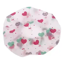 10 шт., Женская водонепроницаемая шапочка для душа, шапочка с медведем и бантом, воздушный шар, вишня, дизайн для взрослых, инструменты для укладки волос