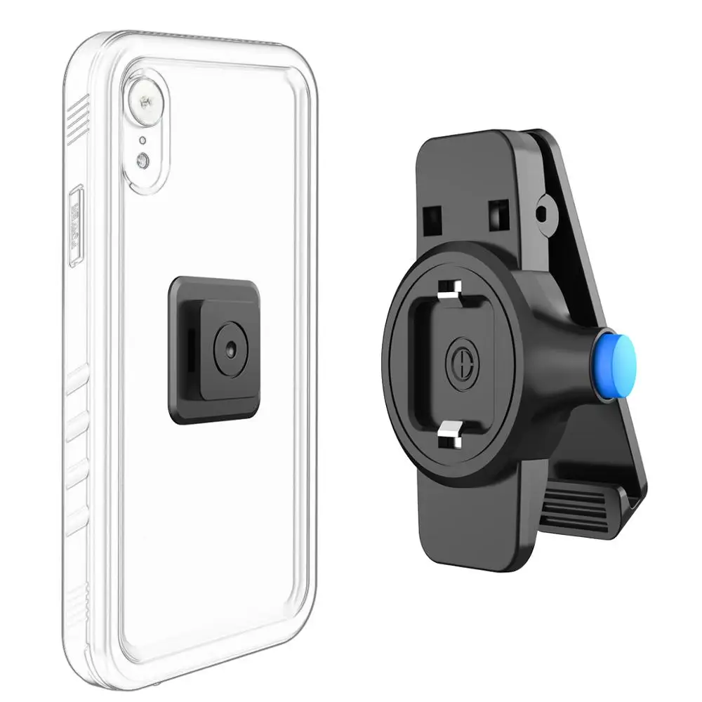 

Universal Portable Snap Closure Belt Clip Phone Holder Horizontal/Vertical Running Quick-release Waist Clip For Samsung iPhone