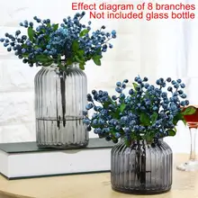 Искусственные тычинки цветов, ягоды, вишня, поддельные гладкие фрукт из пенопласта для свадьбы, Рождественское украшение