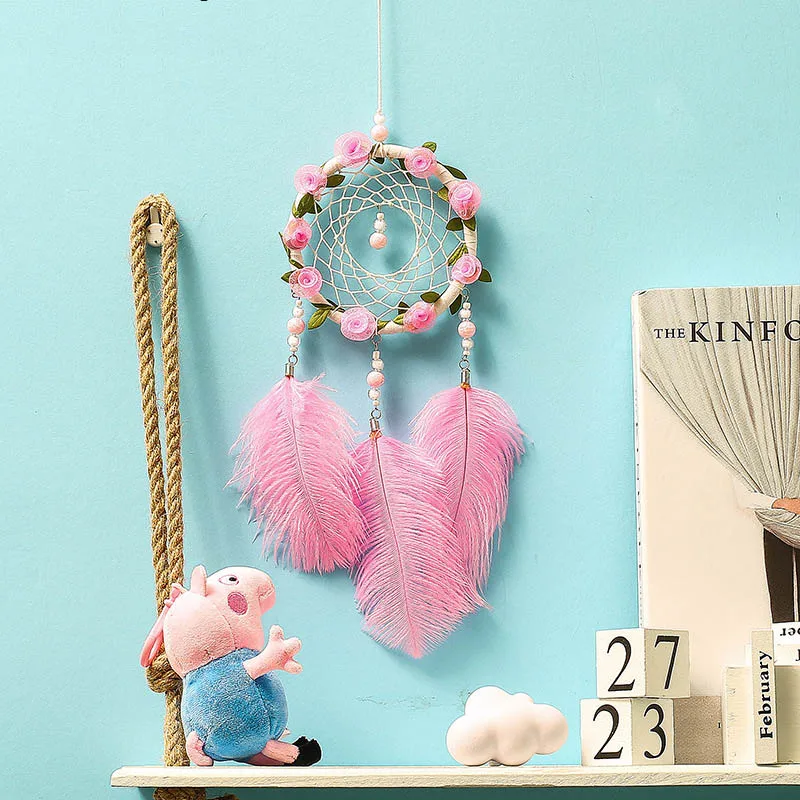 En el estado de ánimo para el amor sueño red colgante campana niñas dormitorio decoración creativo negocios regalos sueño red cumpleaños niñas regalos