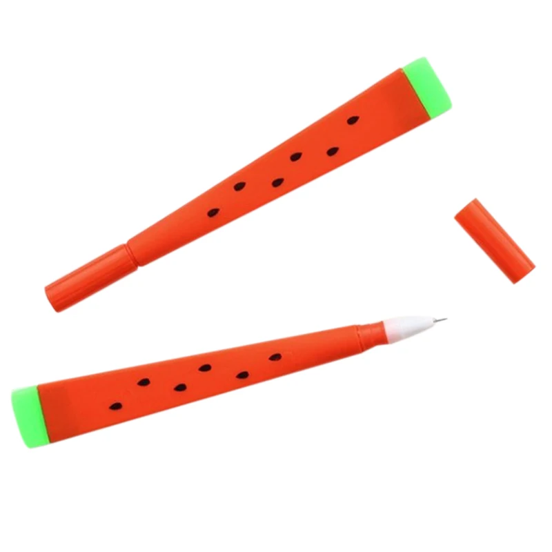 

Cute Kawaii Fruit watermelon Shape Pens Stationery School Supplies (12 pcs/set)