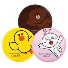 Мультяшная основа для лица, пудра, матовая Палетка для контуринга с консилером, отбеливающая пудра