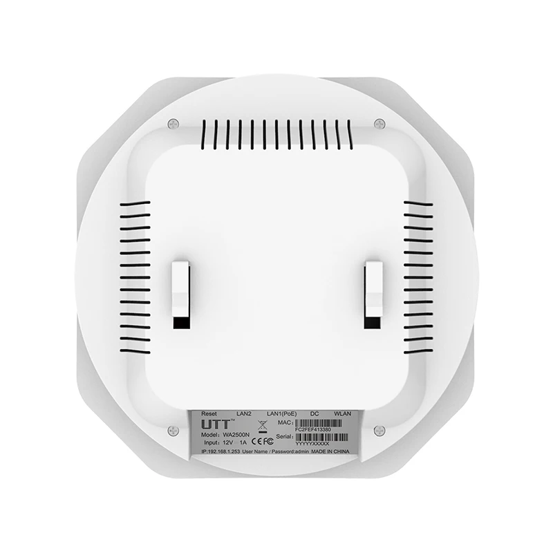 UTT WA2500N 750М Двухчастотные Беспроводные Комнатные AP 2.4 Г+ 5.8 ГГц Wi-Fi AP 802.11AC маршрутизаторы. Репитер, усилитель сигнала