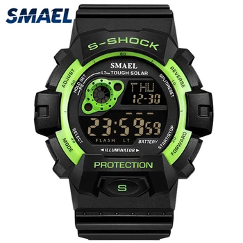 

SMAEL Men Sport Watches Waterproof Watch Men Digital Chronograph Back Light Back Light Repeater Clcok Reloj Digital Hombre 1446